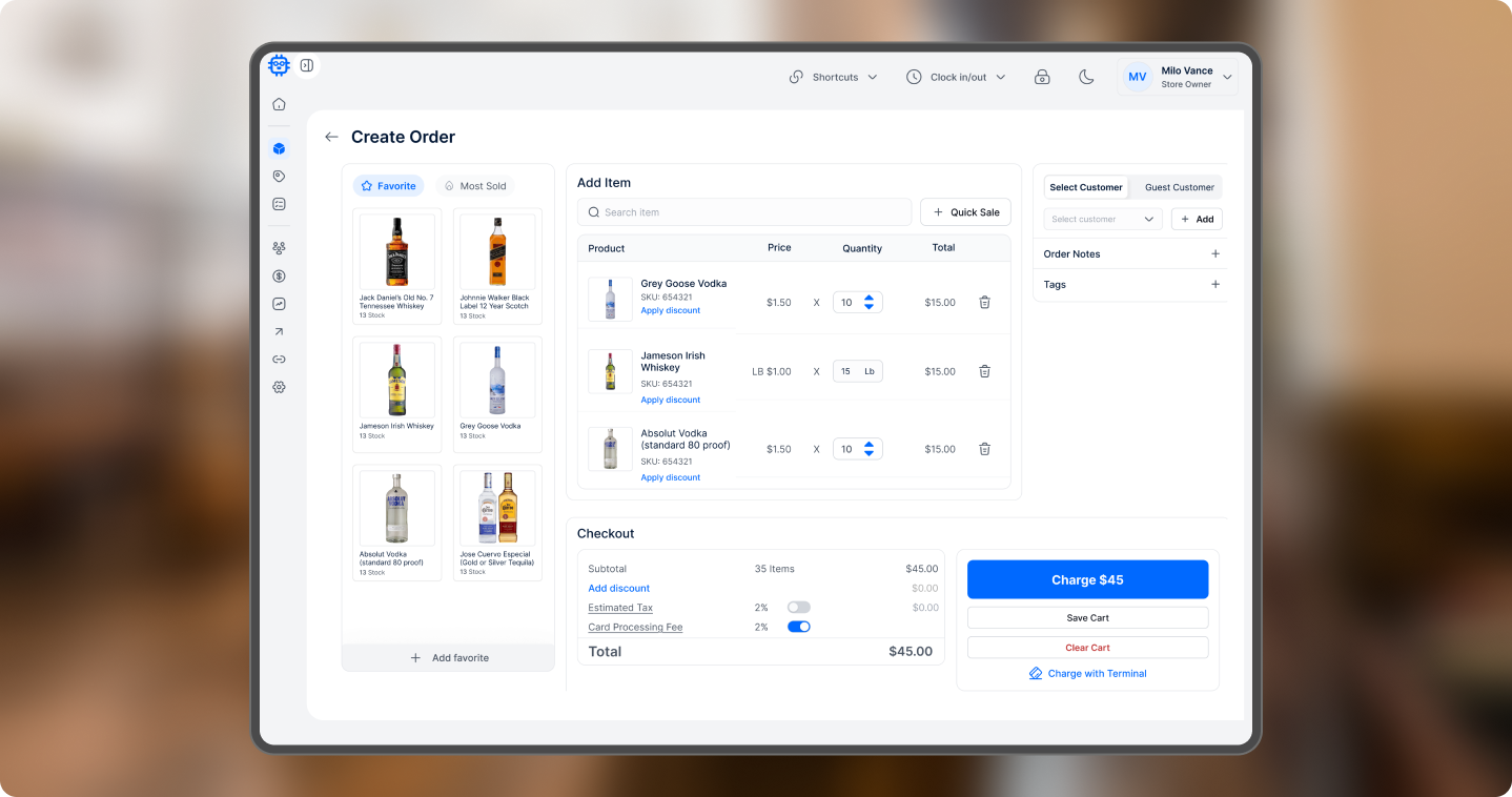 Hệ thống quản lý cửa hàng rượu