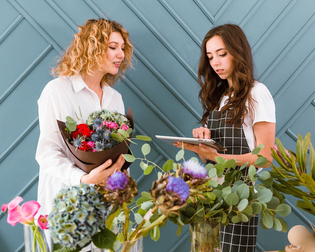 การจัดการการจัดส่งร้านดอกไม้